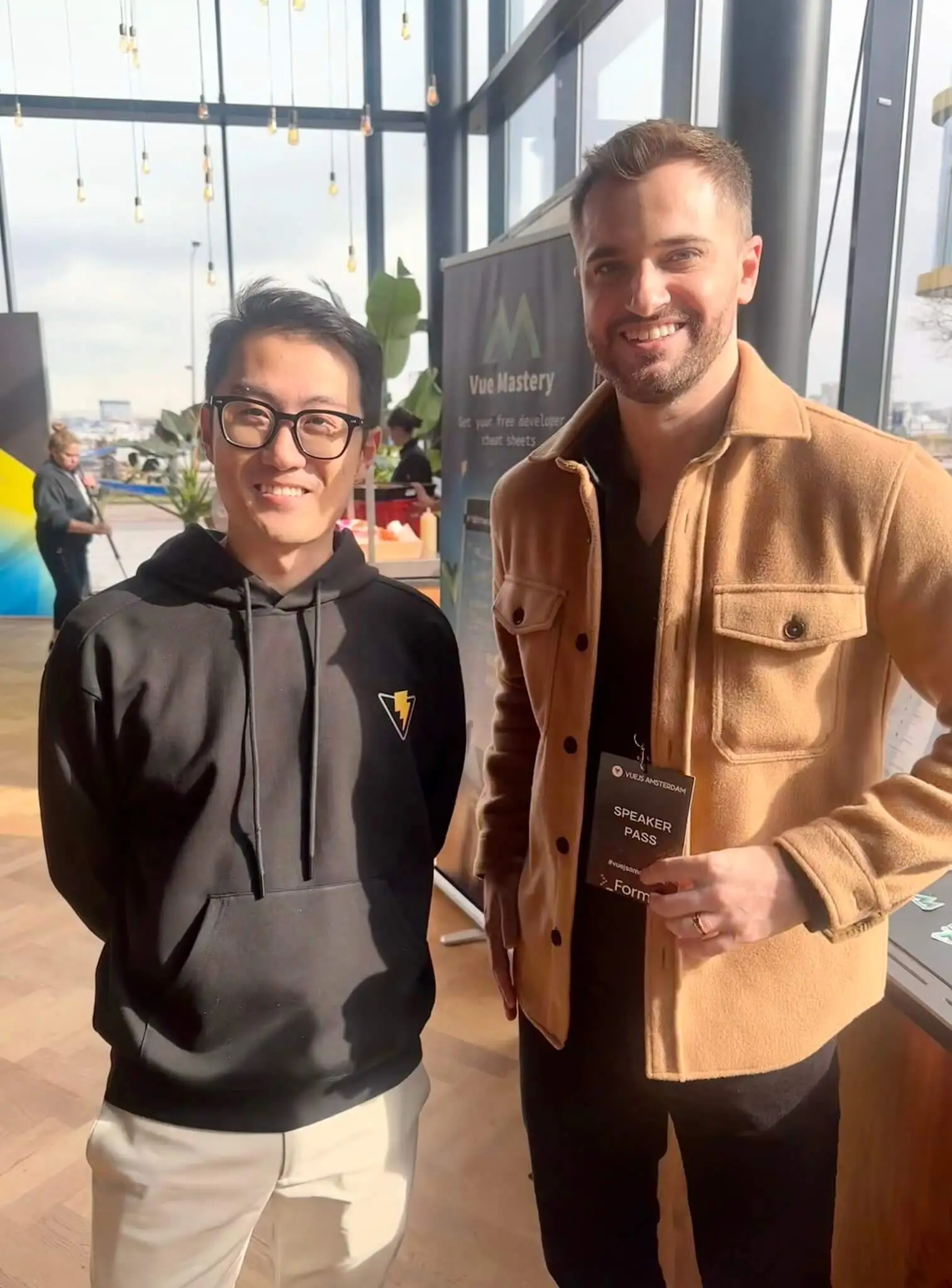 Adam Jahr with Evan You